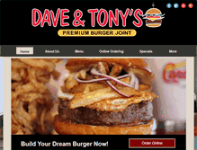 Tablet Screenshot of daveandtonys.com